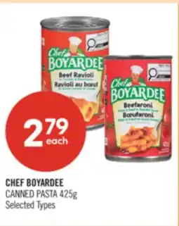 Shoppers Drug Mart CHEF BOYARDEE CANNED PASTA offer