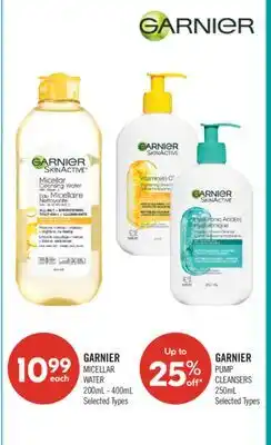 Shoppers Drug Mart GARNIER MICELLAR WATER offer