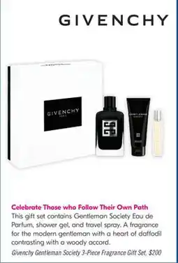 Shoppers Drug Mart Givenchy Gentleman Society 3-Piece Fragrance Gift Set offer