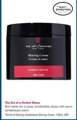 Shoppers Drug Mart The Art of Shaving Sandalwood Shaving Cream offer