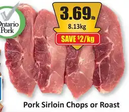 Starsky Pork Sirloin Chops or Roast offer