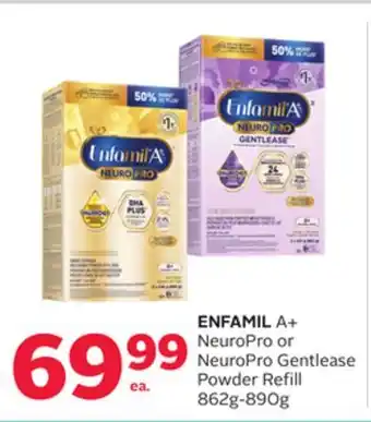 Rexall ENFAMIL A + NeuroPro or NeuroPro Gentlease Powder Refill offer