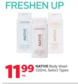 Rexall NATIVE Body Wash offer