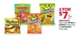Rexall WERTHER'S 70g-135g, PANDA or HARIBO 170g-175g or MAYNARDS 154g-185g offer