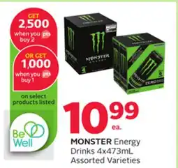 Rexall MONSTER Energy Drinks offer