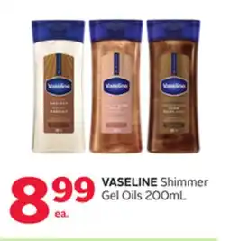 Rexall VASELINE Shimmer Gel Oils offer