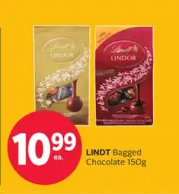 Rexall LINDT Bagged Chocolate offer