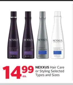 Rexall NEXXUS Hair Care or Styling offer