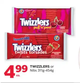 Rexall TWIZZLERS or Nibs offer