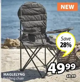 JYSK MAGLELYNG Folding chair offer