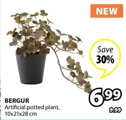 JYSK BERGUR Artificial potted plant offer
