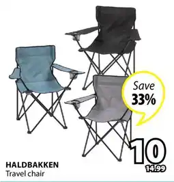 JYSK HALDBAKKEN Travel chair offer