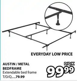JYSK AUSTIN / METAL BEDFRAME Extendable bed frame offer
