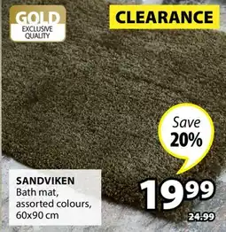 JYSK SANDVIKEN Bath mat offer