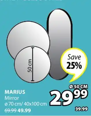 JYSK MARIUS Mirror offer