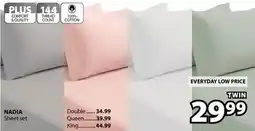 JYSK NADIA Sheet set offer