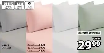 JYSK NADIA Sheet set offer