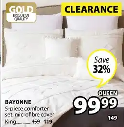 JYSK BAYONNE 5-piece comforter set offer