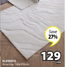 JYSK KLEMATIS Area rug offer