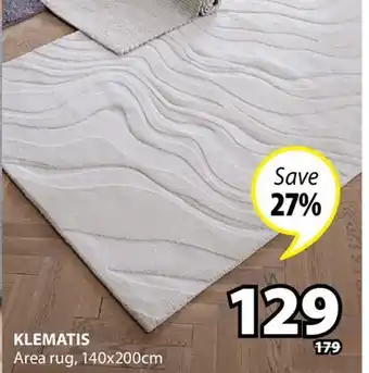JYSK KLEMATIS Area rug offer