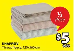 JYSK KNAPPSIV Throw offer
