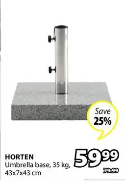 JYSK HORTEN Umbrella base offer