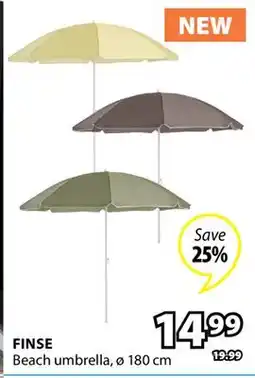 JYSK FINSE Beach umbrella offer