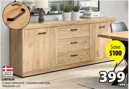 JYSK LINTRUP 2-door sideboard offer