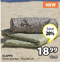 JYSK SLAPPA Picnic blanket offer