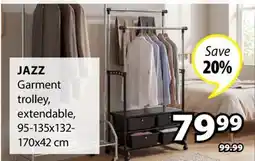JYSK JAZZ Garment trolley, extendable offer