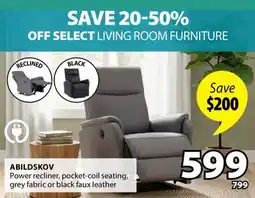 JYSK ABILDSKOV Power recliner offer