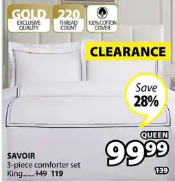 JYSK SAVOIR 3-piece comforter set offer