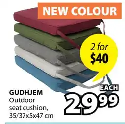JYSK GUDHJEM Outdoor seat cushion offer