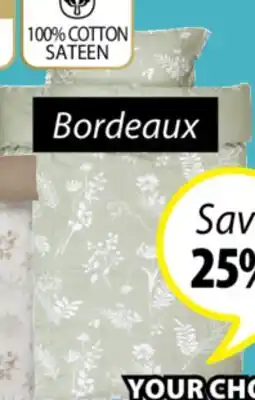 JYSK BORDEAUX DUVET COVER SET offer