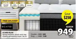 JYSK SCANDI BLAK Spring mattress offer