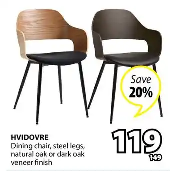 JYSK HVIDOVRE Dining chair offer