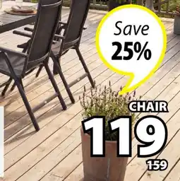JYSK MYSEN Position patio chair offer
