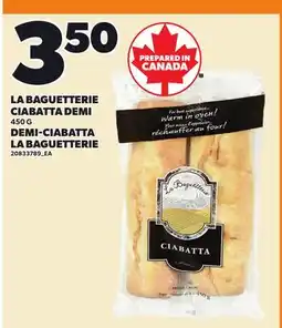 Independent City Market LA BAGUETTERIE CIABATTA DEMI offer