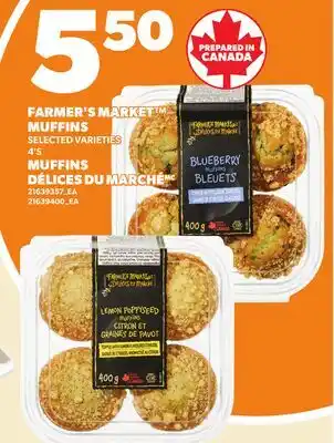 Independent City Market FARMER'S MARKET MUFFINS, 4'S offer