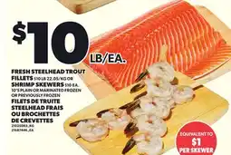 Independent City Market FRESH STEELHEAD TROUT FILLETS offer