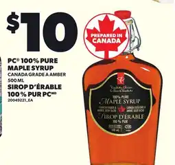 Independent City Market PC 100% PURE MAPLE SYRUP offer