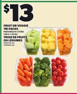 Independent City Market FRUIT OR VEGGIE TRI PACKS, 706 G-1.02 KG offer