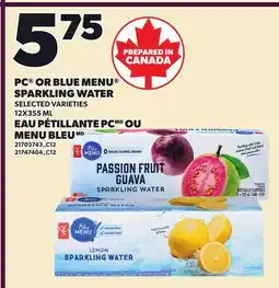Independent City Market PC OR BLUE MENU SPARKLING WATER offer