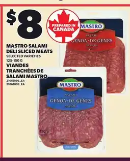 Independent City Market MASTRO SALAMI DELI SLICED MEATS offer