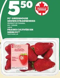 Independent City Market PC GREENHOUSE GROWN STRAWBERRIES offer