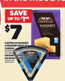 Independent City Market CASTELLO HAVARTI, CHEDDAR OR BLUE CHEESE offer