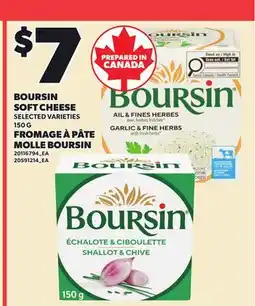 Independent City Market BOURSIN SOFT CHEESE offer