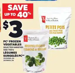 Independent City Market FROZEN PC FROZEN VEGETABLES, 500/750 G offer