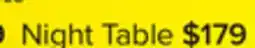Leon's Miller Night Table - Grey offer