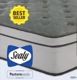 Leon's Sealy Posturepedic Correct Comfort 4 Firm Eurotop Queen Mattress offer